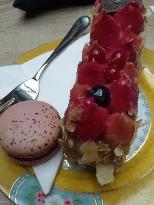 I settled for this humble selection :) at Isabella Glutenfreie Patisserie in Hamburg