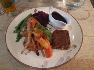 Vegan Roast at Ego Mediterranean in Crewe