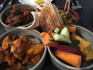 Mezze - amazing! at Y Sgwar in Porthmadog