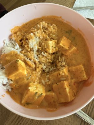 Coconut tofu dish   at Red Fort Cuisine Of India in St George