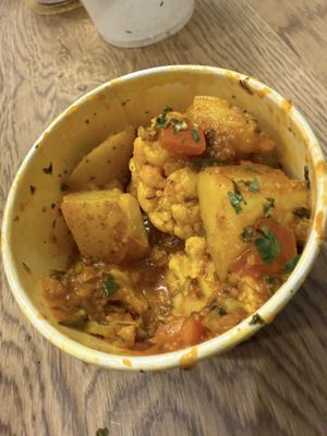 Aloo gobi  at Red Fort Cuisine Of India in St George