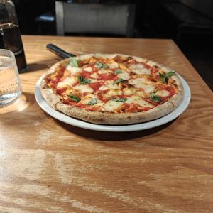 The Margherita (vegan) at Il Fornello in Ajax