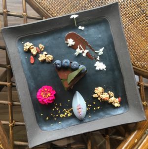 Cake plate  at Zen Vegan Cafe - 是好日 in Hikone