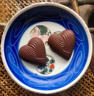Raw dark chocolate  at Zen Vegan Cafe - 是好日 in Hikone