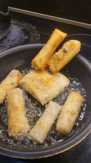 Fried spring rolls at Lua's Kitchen in Ho Chi Minh City
