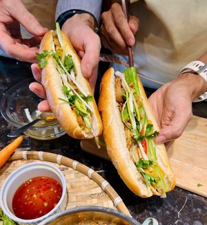Vegan Bánh mì at Lua's Kitchen in Ho Chi Minh City