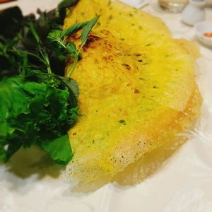 Bánh xèo Miền Tây - Pancake - Mekong Delta style at Lua's Kitchen in Ho Chi Minh City