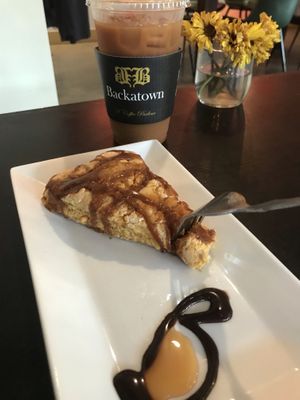 Employees are super nice, the sweet potato scone is a great scone and the for the coffee they have agave and three plant milk options  at Backatown Coffee Parlour in New Orleans
