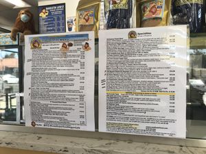 Menu at Leo's Superfood Vegan Cafe in Northridge