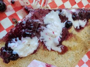 Pancakes! at Leo's Superfood Vegan Cafe in Northridge