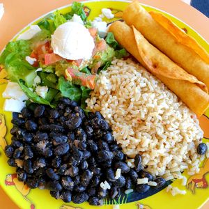 taquitos at Leo's Superfood Vegan Cafe in Northridge