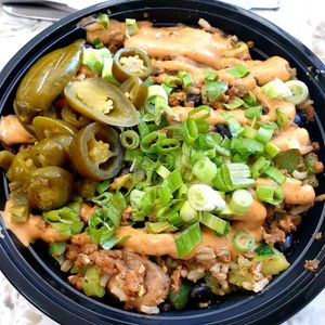 Hot Hash bowl at Leo's Superfood Vegan Cafe in Northridge