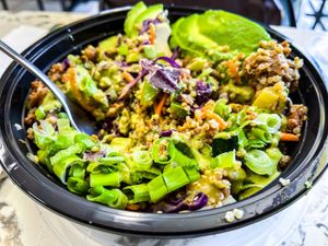   at Leo's Superfood Vegan Cafe in Northridge