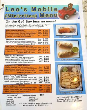  at Leo's Superfood Vegan Cafe in Northridge