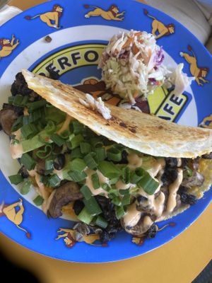   at Leo's Superfood Vegan Cafe in Northridge