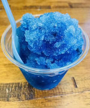 Berry shaved ice   at Leo's Superfood Vegan Cafe in Northridge