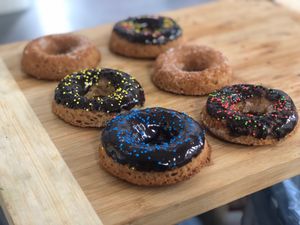 Fresh Baked Donuts - Vegan & Gluten-Free at Leo's Superfood Vegan Cafe in Northridge