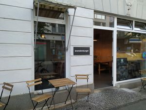 Outdoor seating at Brandenburger in Eberswalde