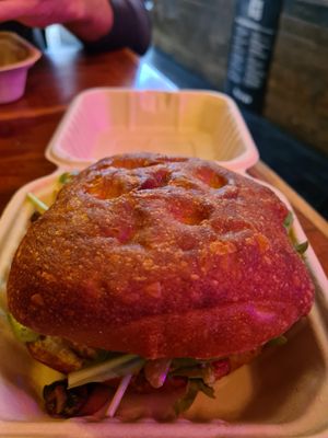 Bright On sandwich at Social Board in Brighton