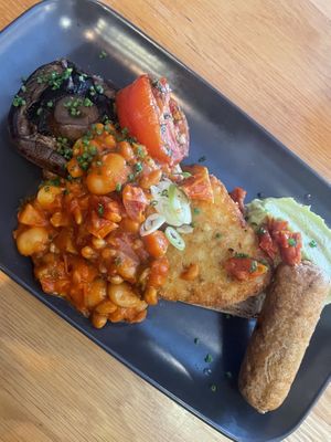 Delicious vegan breakfast   at Social Board in Brighton