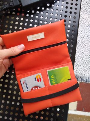 Inside of vegan leather wallet at Couve  in Lisbon