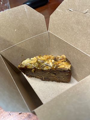 Sticky Pear & Ginger slice to take-away    at Hangin' Pizzeria in Betws-y-coed