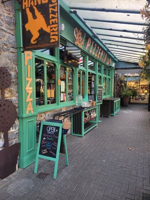 Hangin' Pizzeria Outside at Hangin' Pizzeria in Betws-y-coed