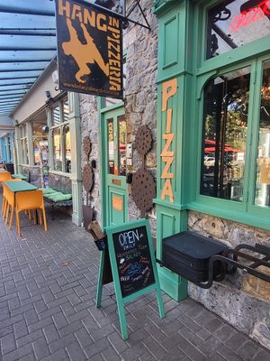 Hangin' Pizzeria Outside at Hangin' Pizzeria in Betws-y-coed
