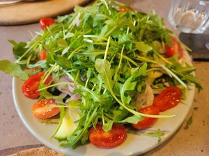 Side Salad at Hangin' Pizzeria in Betws-y-coed