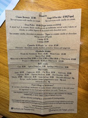   at Hangin' Pizzeria in Betws-y-coed