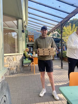 Never too much!  at Hangin' Pizzeria in Betws-y-coed