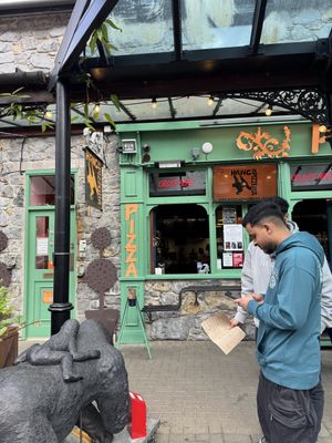 outside   at Hangin' Pizzeria in Betws-y-coed