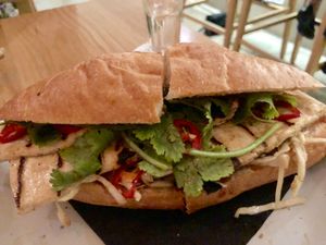 Bahn mi at Jimmy Wah's in Burleigh Heads