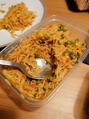 Biryani at Cafe Indus in Sheffield