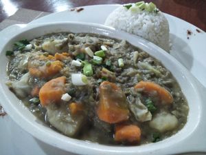 Hippy mung bean stew at The Pleasure Principle in Moalboal