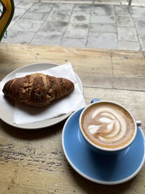 Insane vegan quinoa croissant  at Filter in Pisa