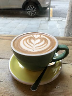 Dark chocolate mocha with oat milk   at Filter in Pisa