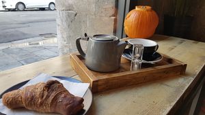 Vegan citrus croissant at Filter in Pisa