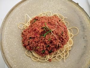 Pasta Bolognese at Maria Do Carmo in Lisbon