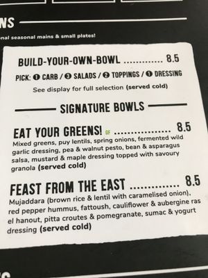 Bowls at Shed in Sheffield