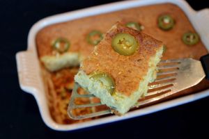 jalapeno cornbread at Caracol Restaurant in Houston
