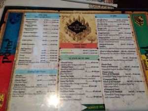 Drinks menu page 2 at Potter Mania in Tashkent