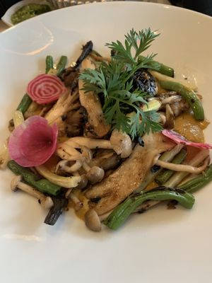 Vegan plate  at Xochi in Houston