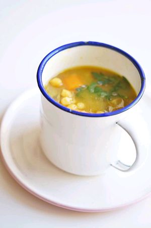 Chickpeas soup at Vege Express in Gliwice