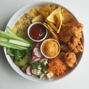 Vegan bowl at Vege Express in Gliwice