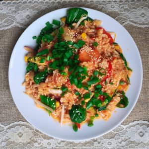 Ryż po azjatycku at Vege Express in Gliwice