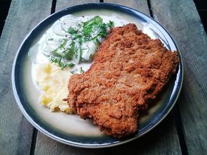 Schabowy at Vege Express in Gliwice