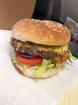 Impossible burger  at Melrose Bite (Kosher LA) in Los Angeles