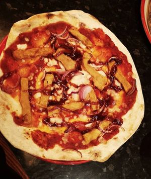 Kansas BBQ pizza at Frankie & Benny's in Gateshead
