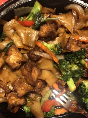 Drunken noodles w/ tofu at Sawasdee Thai Cuisine in Hershey